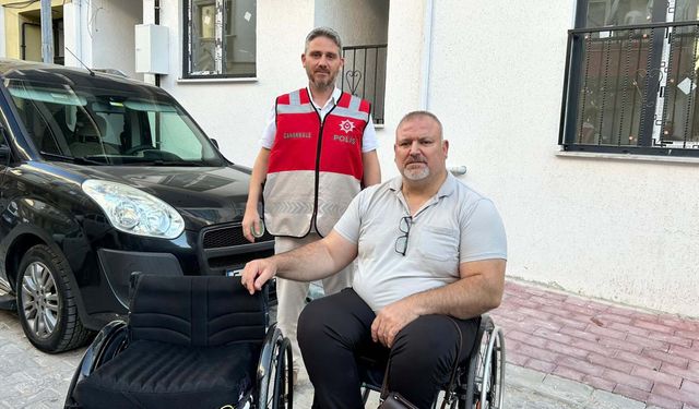 Milli sporcunun tekerlekli sandalyesi çalındı