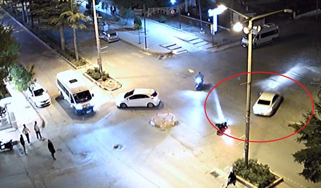 Motosiklete çarpıp kaçtı