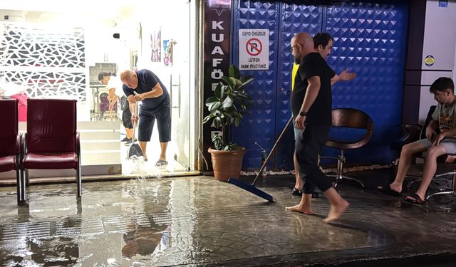 Ordu'da sağanak etkisini gösterdi