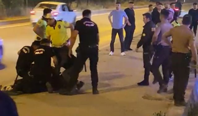 Polise Mukavemet Kameraya Takıldı