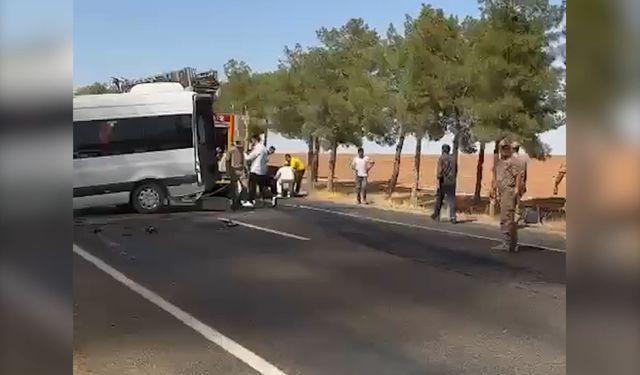 Şanlıurfa'da korkunç kaza: 1 ölü, 14 yaralı