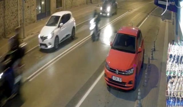 Yola dökülen yağ nedeniyle motosiklet devrildi: 1 yaralı