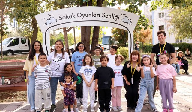 Çankaya'da çocuklar Sokak Oyunları Şenliği'nde buluştu
