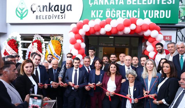 Çankaya'ya yeni yurt yapıldı