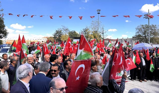 Aksaray'dan Gazze'ye destek