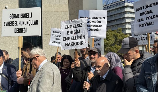 Başkentte 'Beyaz Baston Farkındalık' Yürüyüşü
