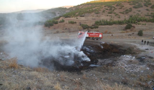Beyşehir'deki korkutan yangın