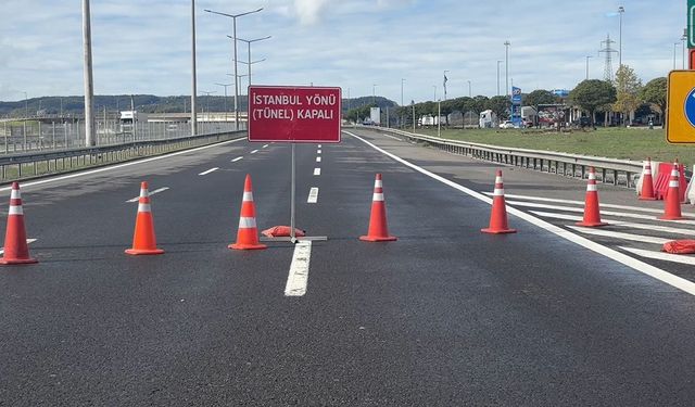 Bolu Dağı Tüneli günde 5 saat kapatılacak