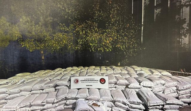 Kahramankazan'da kaçak tütün ve makaron operasyonu
