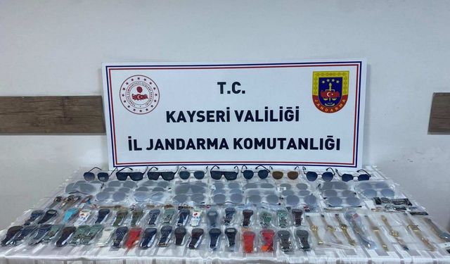 Kayseri'de kaçakçılık operasyonu: 1 gözaltı