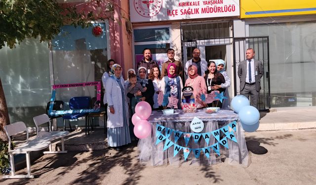 Kırıkkale Yahşihan'da Emzirme Haftası