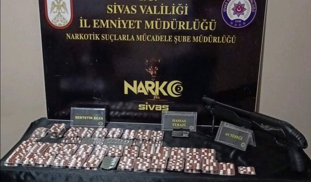 Sivas'ta uyuşturucu operasyonu