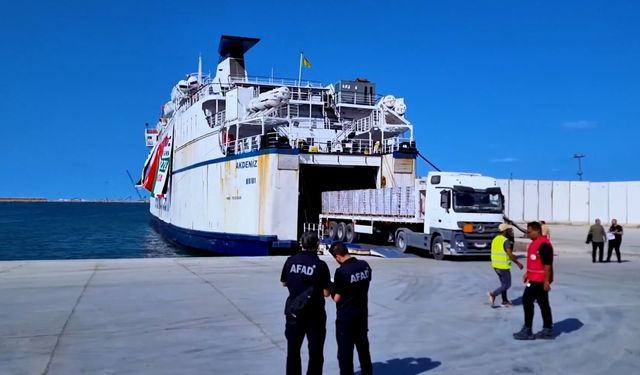 AFAD: 17'nci İyilik Gemisi ‘Akdeniz', Mısır’da