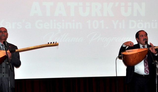 Atatürk'ün Kars'a gelişinin 101'inci yıl dönümü