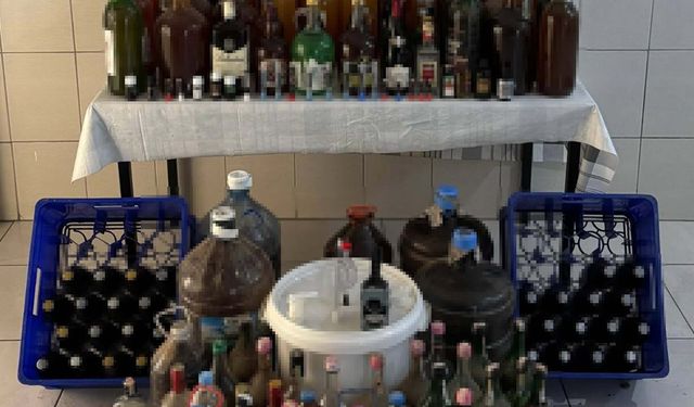 Aydın'da Kaçak İçki Operasyonu