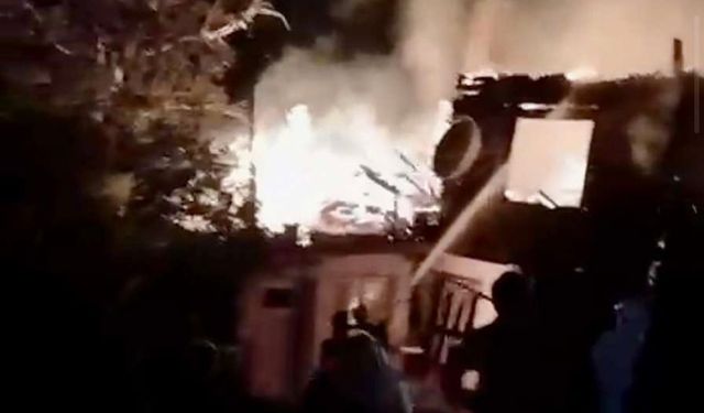 Bartın'da korkutan yangın