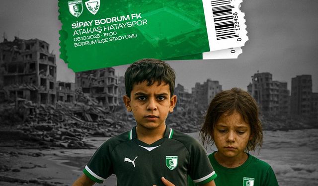 Bodrum FK'dan Gazze'ye destek