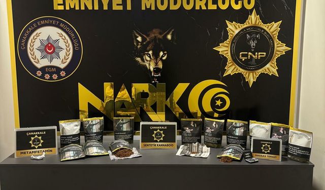 Çanakkale'de uyuşturucu operasyonu