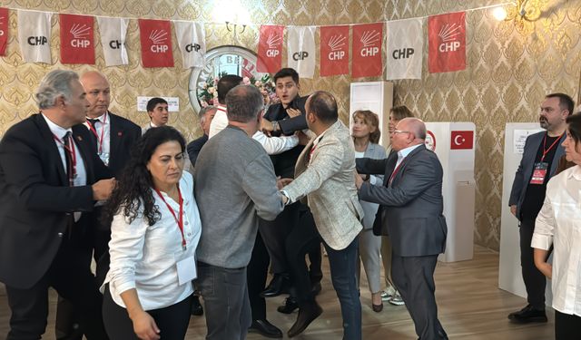 CHP Samsun İl Kongresi'nde arbede
