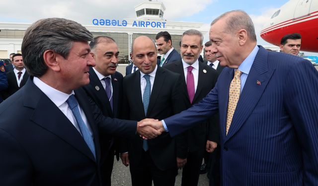 Cumhurbaşkanı Erdoğan Azerbaycan'a gitti