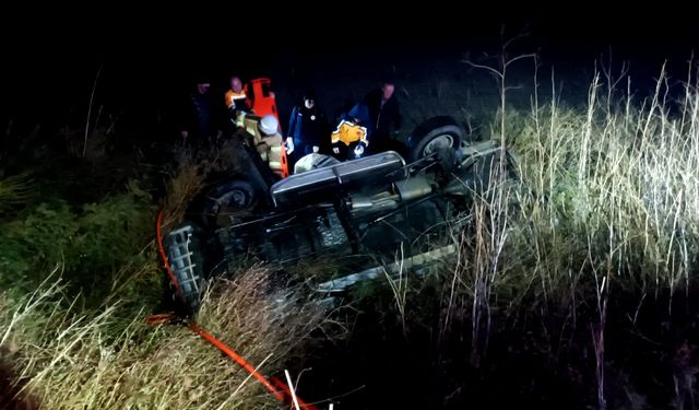 Edirne'de alkollü sürücüler kaza yaptı