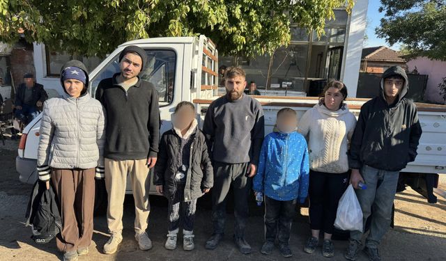 Edirne'de  kaçak göçmenler yakalandı