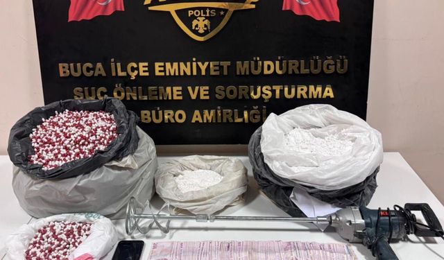 Evinde 10 kilo sentetik hap tozla yakalandı, gözaltına alındı