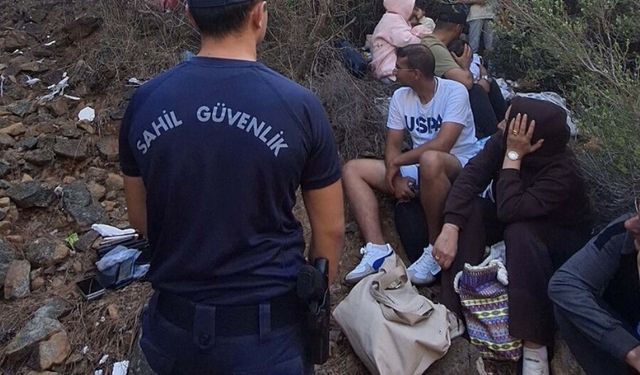 Fethiye'de kaçak göçmen operasyonu