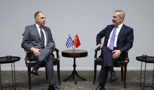 Hakan Fidan ve Yorgo Gerapetritis bir araya geldi