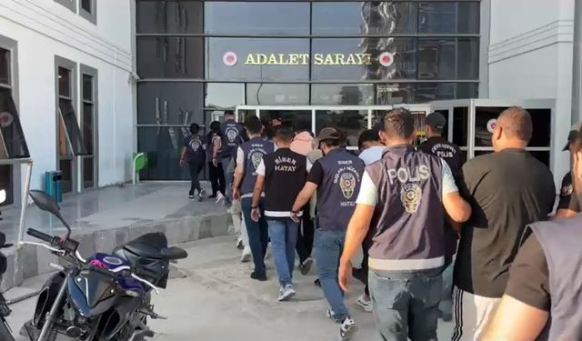 Hatay Merkezli 5 İlde Suç Örgütü Operasyonu
