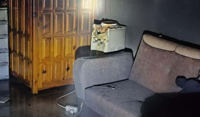 Klimadan çıkan yangından etkilenen 1 kişi hayatını kaybetti