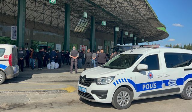 Otogarda etrafa ateş açan şüpheli yakalandı