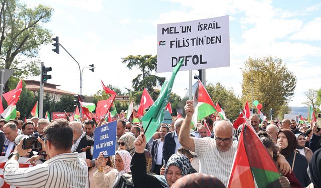 Sakarya’da Gazze için yürüyüş düzenlendi