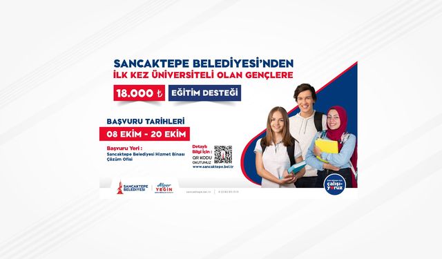 Sancaktepe'de öğrencilere destek