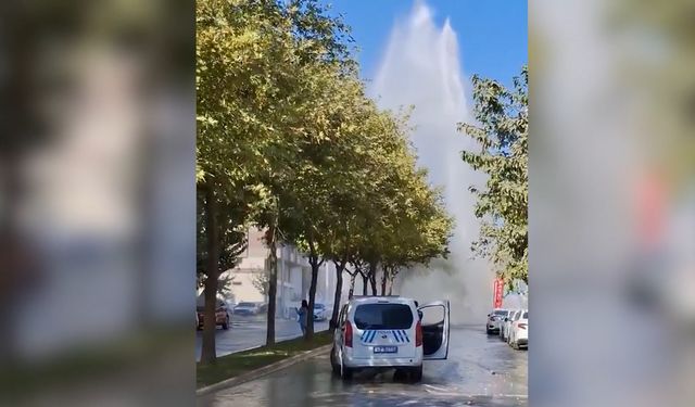 Şanlıurfa'da boru patladı