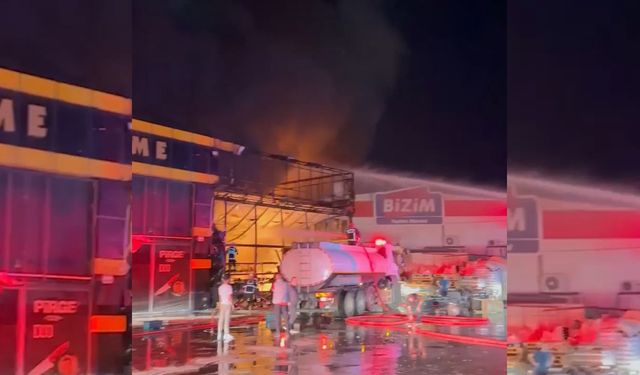 Şanlıurfa'da iş yeri yangını