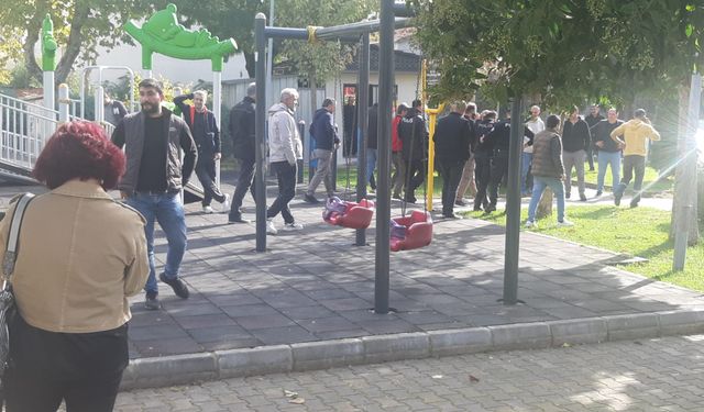 Tartıştığı eşini bıçakladı