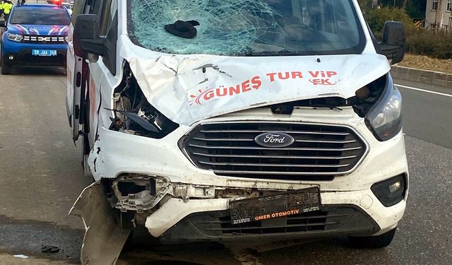 Tekirdağ'da can alan minibüs kazası