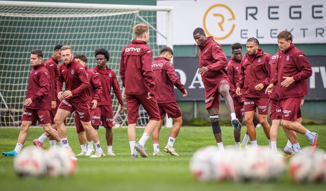 Trabzonspor'da Yoğun Çalışma