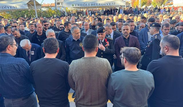 Tuğgeneral Selami Akşit Ereğli'de toprağa verildi