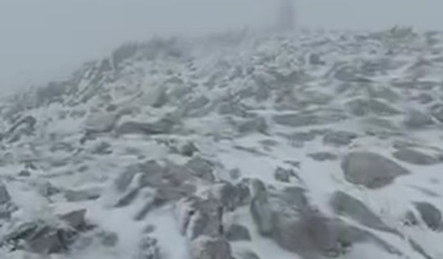 Uludağ Beyaza Büründü