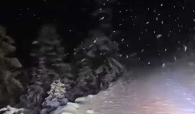 Uludağ'ın zirvesi beyaz gelinliği giydi