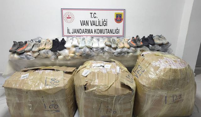 Van'da çok sayıda kaçak eşya ele geçirildi