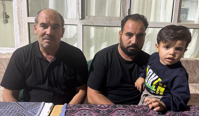 Yorgun mermi gözünün altına isabet etti