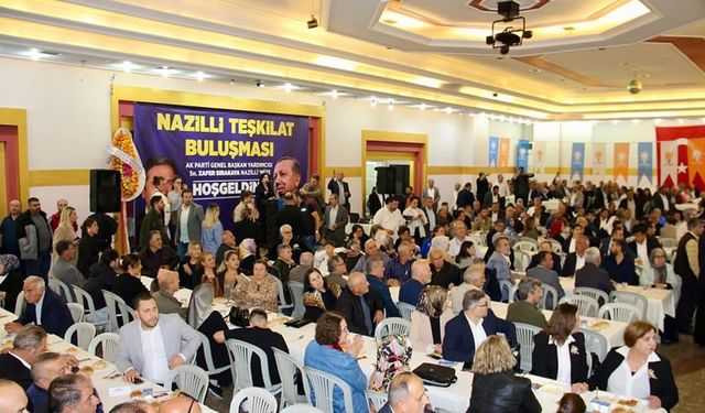 Zafer Sırakaya, Nazilli’de Partililerle Buluştu
