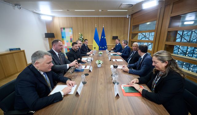 Zelenskiy ve Costa Brüksel'de görüştü