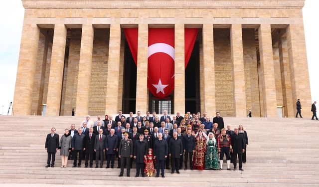 Ankara'nın Başkent Oluşunun 102'nci Yılında Anıtkabir Ziyareti