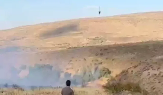 Elazığ'da örtü yangını çıktı