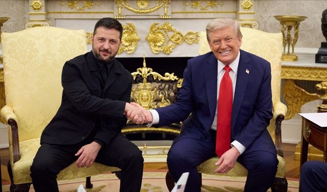 Trump ve Zelenskiy Beyaz Saray'da görüştü
