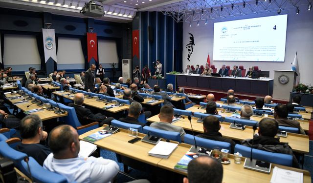 Kayseri Büyükşehir Belediyesi kasım ayı meclis toplantısı gerçekleşti